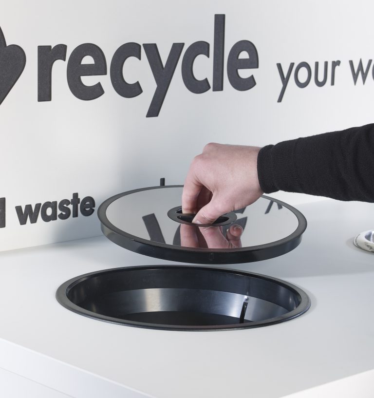 recycling station for food waste