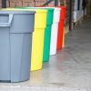 large robust durable recycling and general waste bin for rubbish or storage