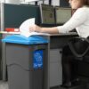 waste paper bin for confidential documents