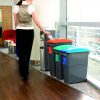 communal recycling bins for offices
