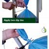 how to quickly change a bin liner without touching the waste
