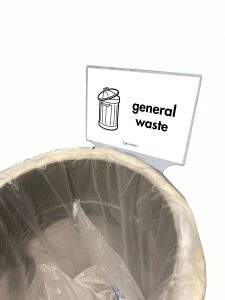 General Waste Longopac Plastic Sign