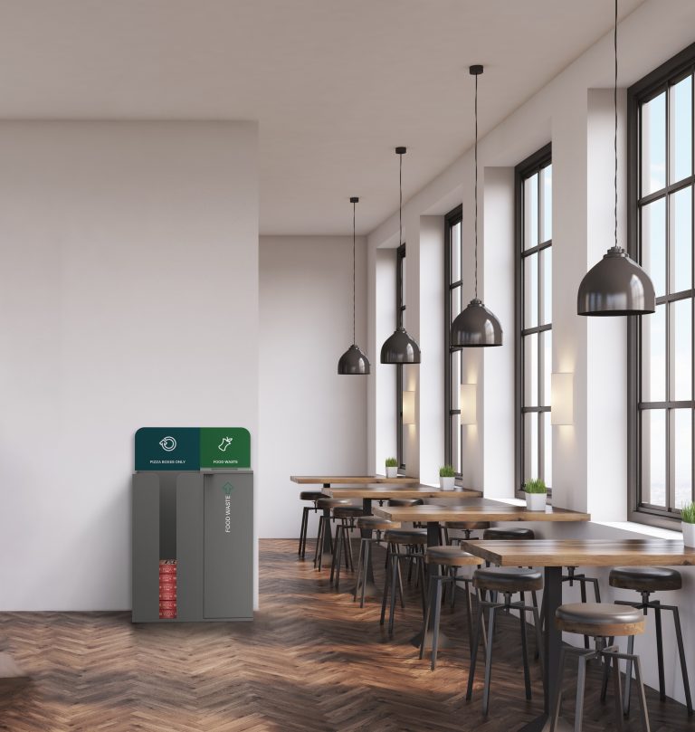 Unisort Aspire Recycling Stations with Pizza unit