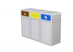 excel XL recycling station 3 compartment