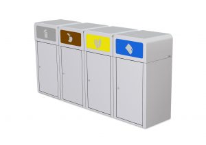recycling station for indoors or outdoors 4W