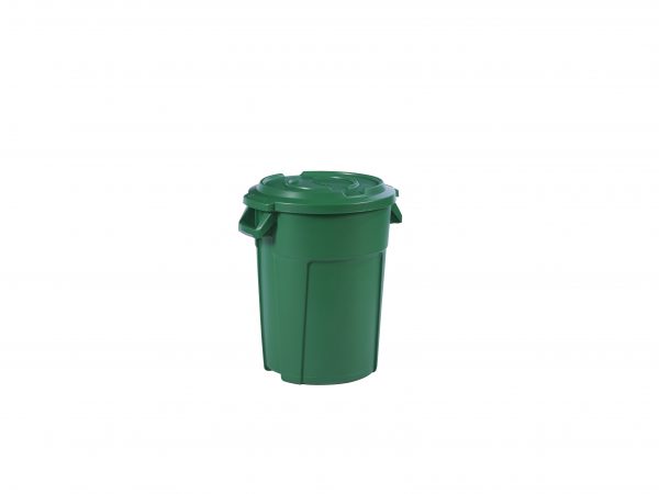 large durable warehouse bin green