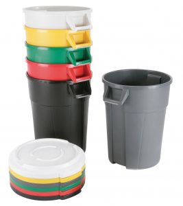 large durable waste and recycling bins for industrial areas