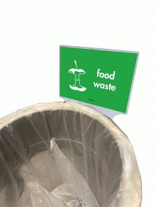 Food Waste Longopac Plastic Sign