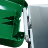green lid pedal bin