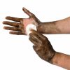 hanzl power wipes in action removing grease and grime from skin