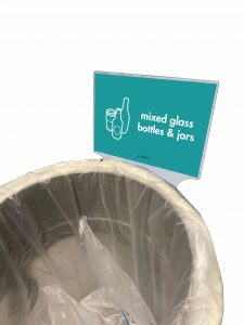 Mixed Glass Longopac Plastic Sign