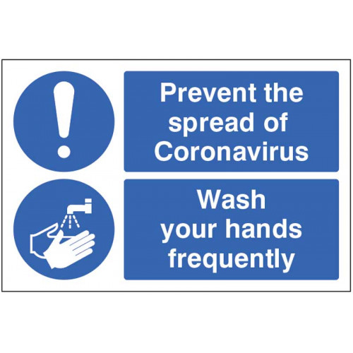 prevent the spread of coronavirus floor graphic sign