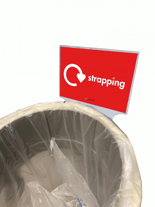 Strapping Longopac Plastic Sign