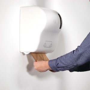 touch-free hand towel dispenser