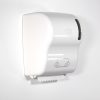 touch free hand towel dispenser with white paper towel roll