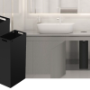 washroom waste bin solutions for inside cabinets